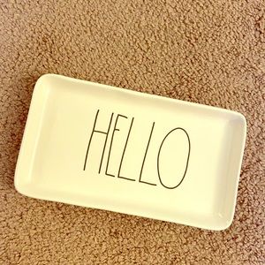 Rae Dunn Hello Tray
